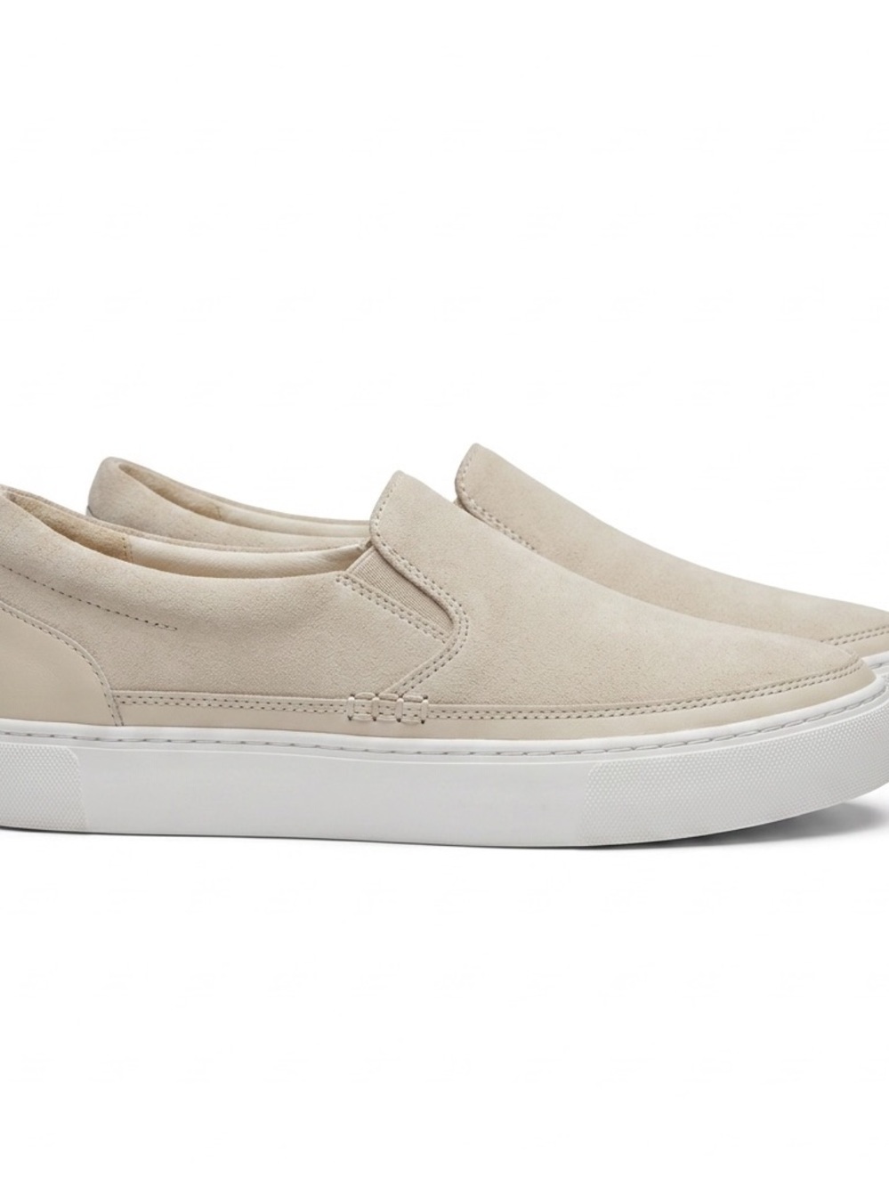 UGG Men's Slip-On Suede Loafers in Beige